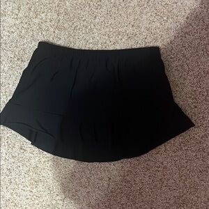 Black Mini Skater Skirt Casual